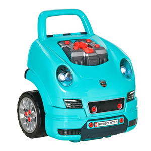 اسباب بازی ماشین ریموت دار موتور مستر Motor Master مدل کاپوت پورشه آبی Kids Engine Toy_اسباب بازی ماشین
